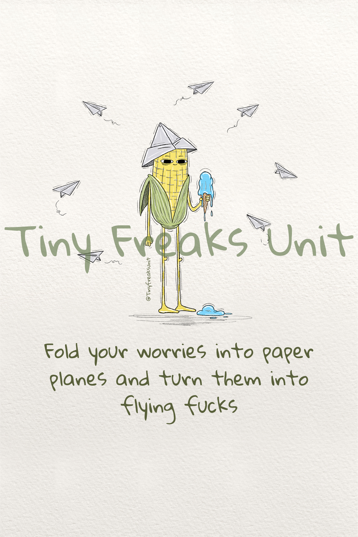 Flying Fucks Pack of 10 Postcards