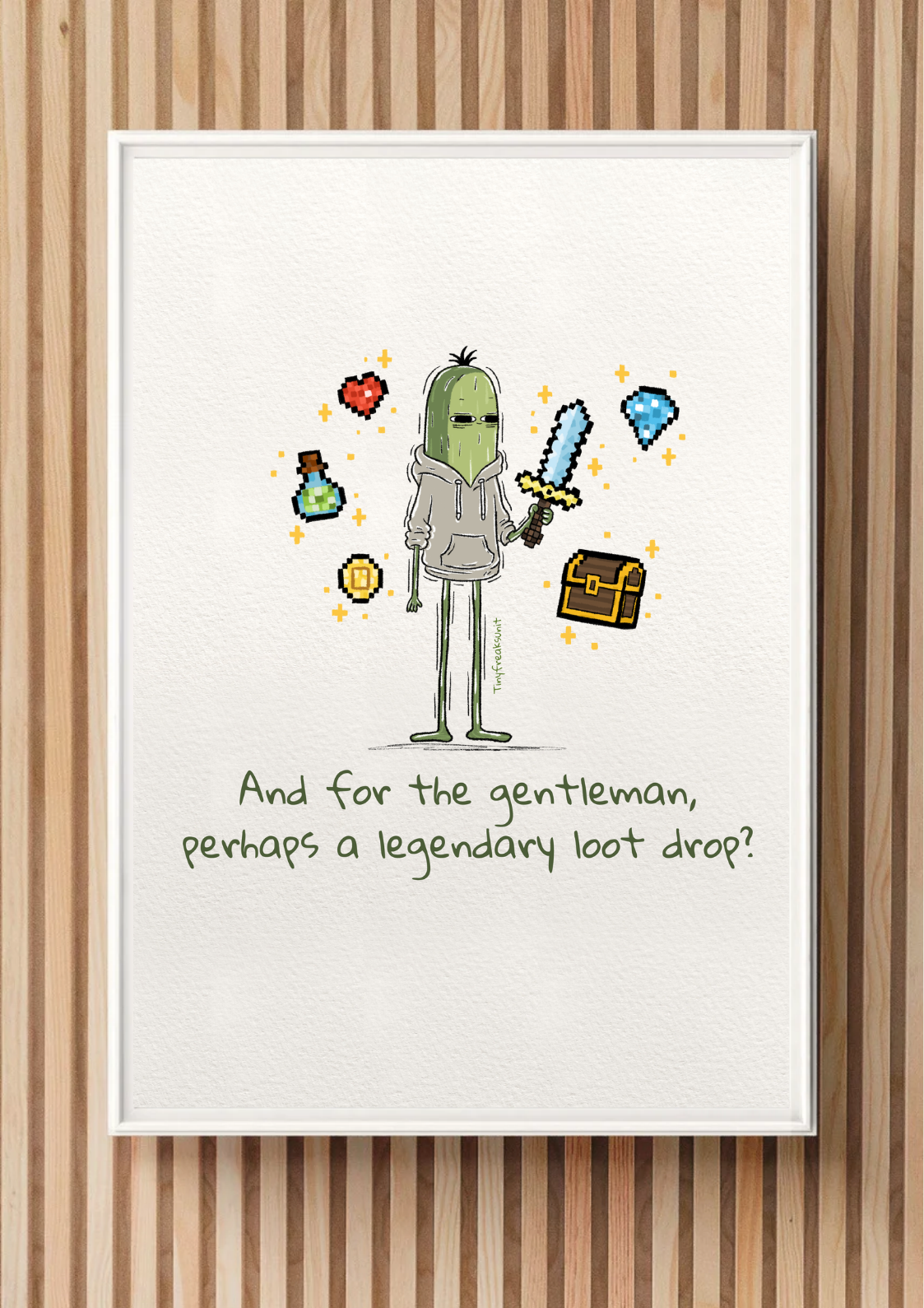 Legendary Loot Drop Original Print