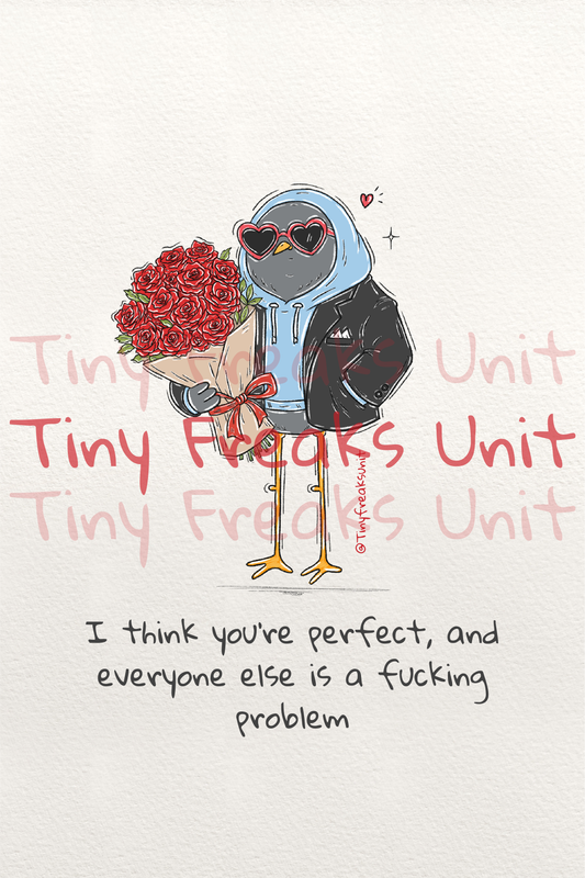 You Are Perfect Pack of 10 Postcards