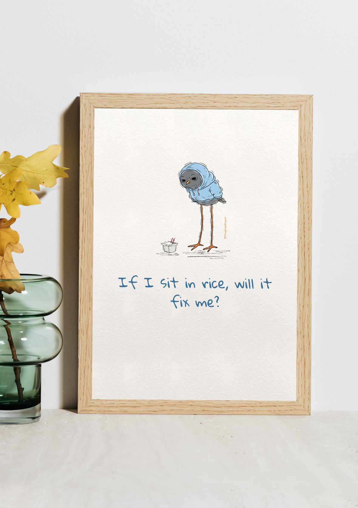 Will Rice Fix Me? Original Print