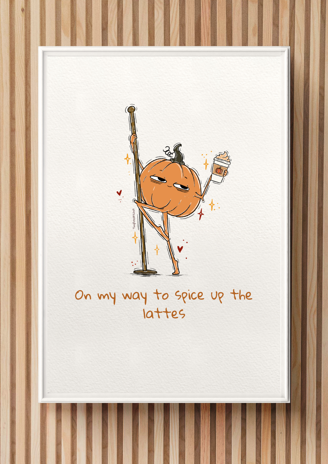 Spicy Lattes Original Print