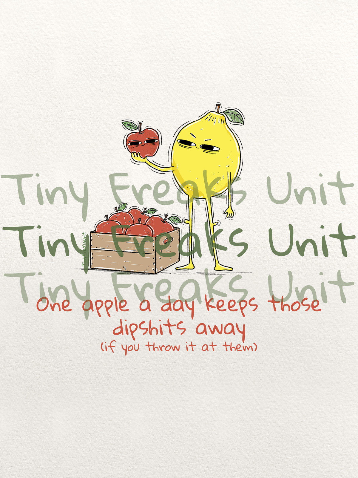 One Apple A Day Original Print