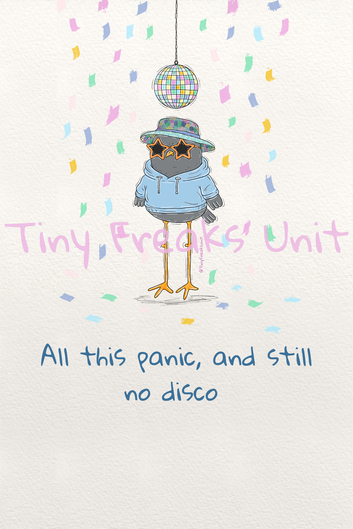No Disco Pack of 10 Postcards