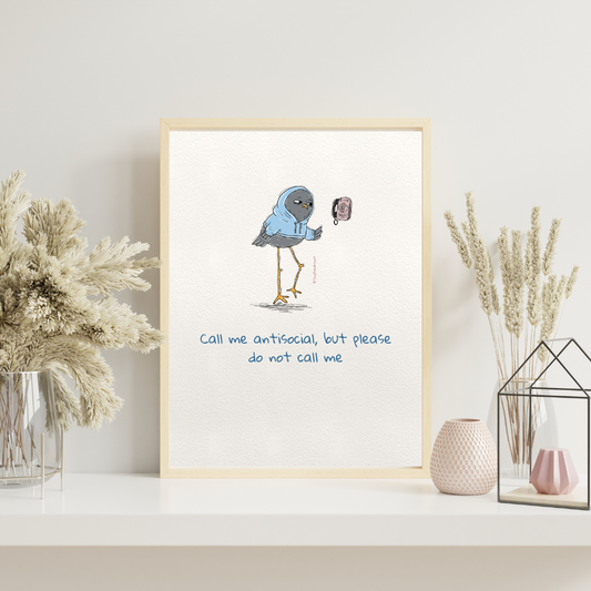 Don't Call Me Original Print