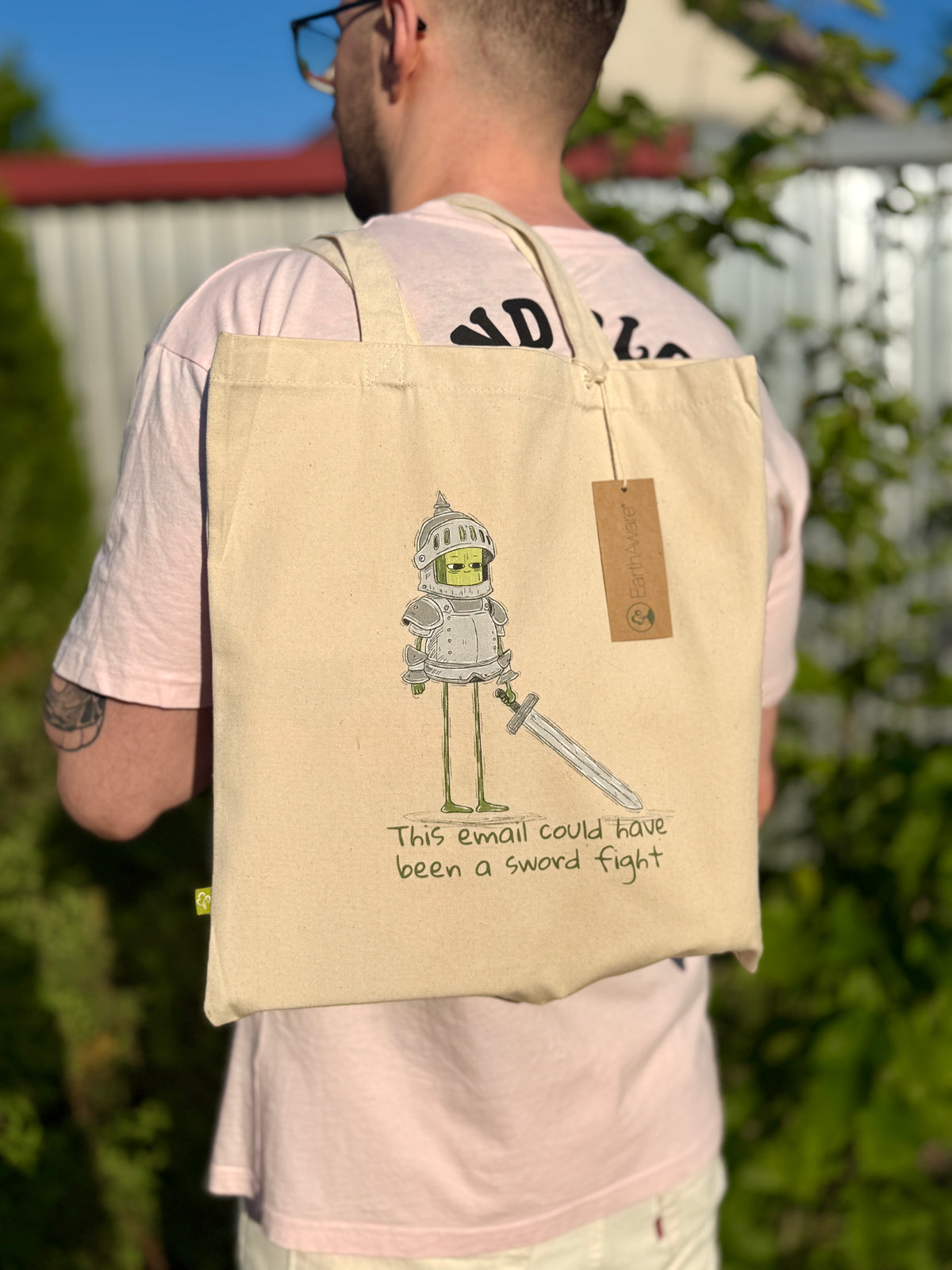 Sword Fight Tote Bag