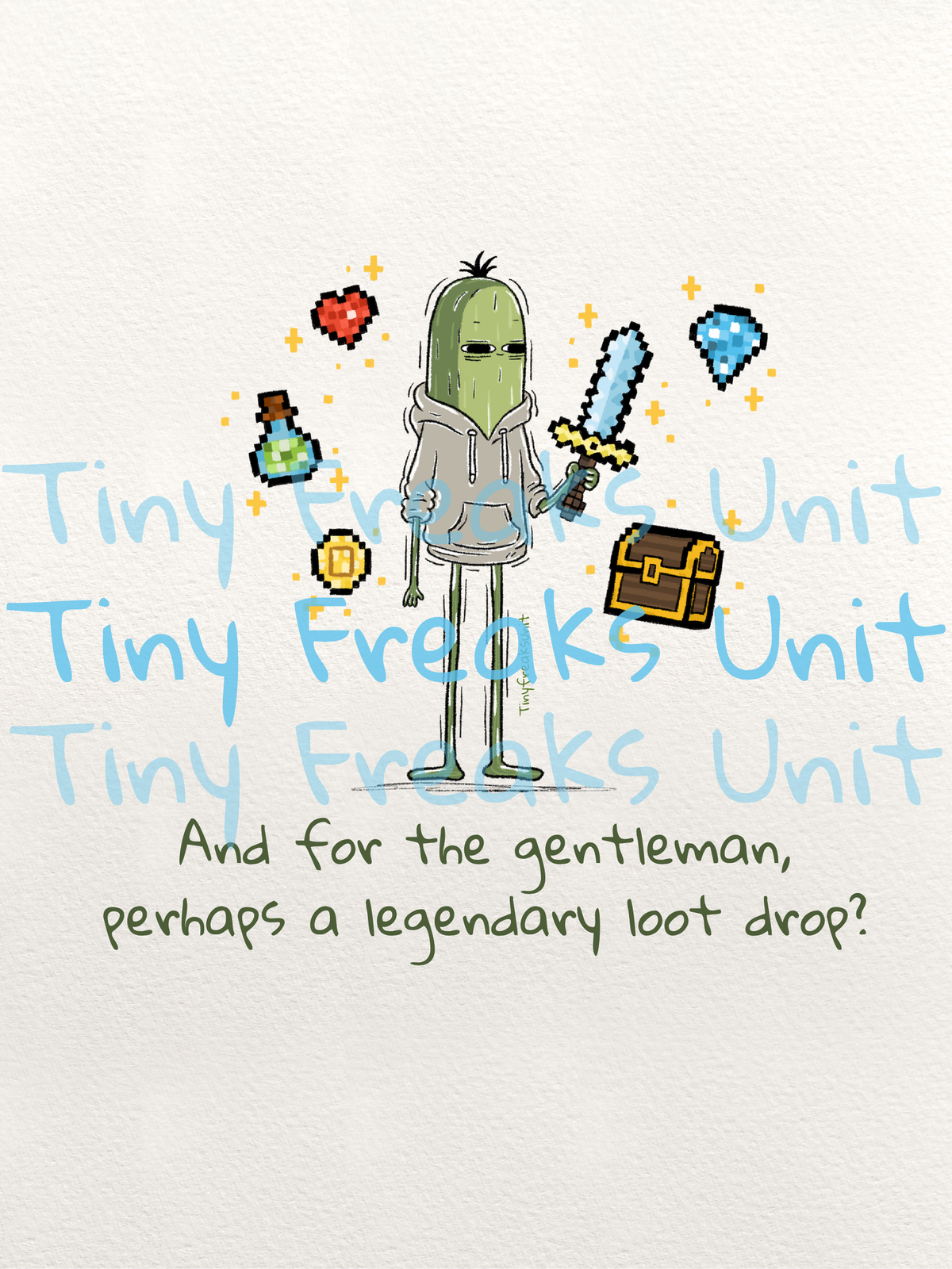 Legendary Loot Drop Original Print