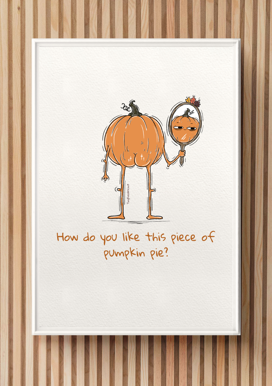 Pumpkin Pie Original Print