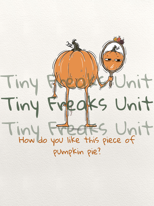 Pumpkin Pie Original Print