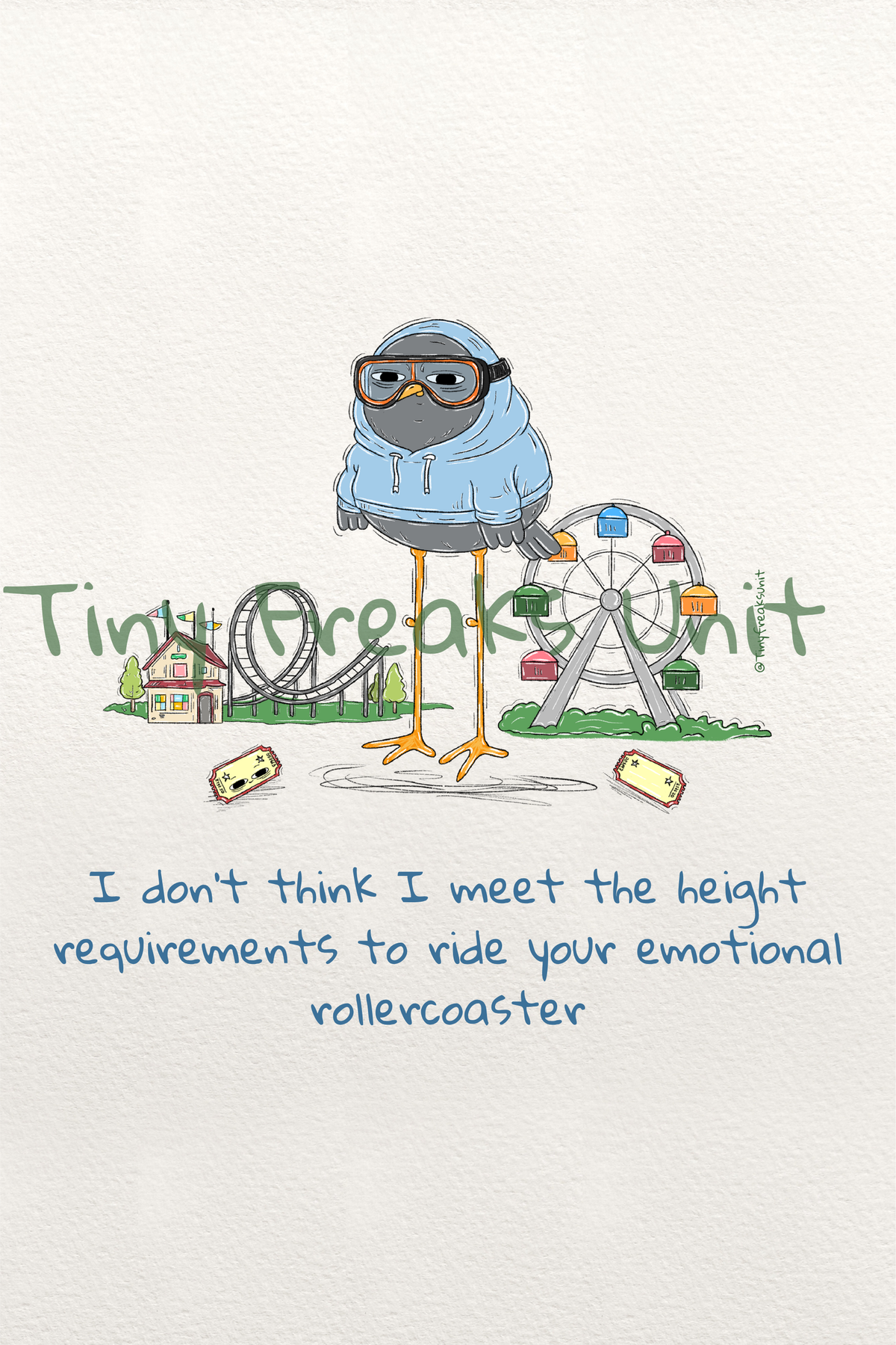 Rollercoaster Original Print