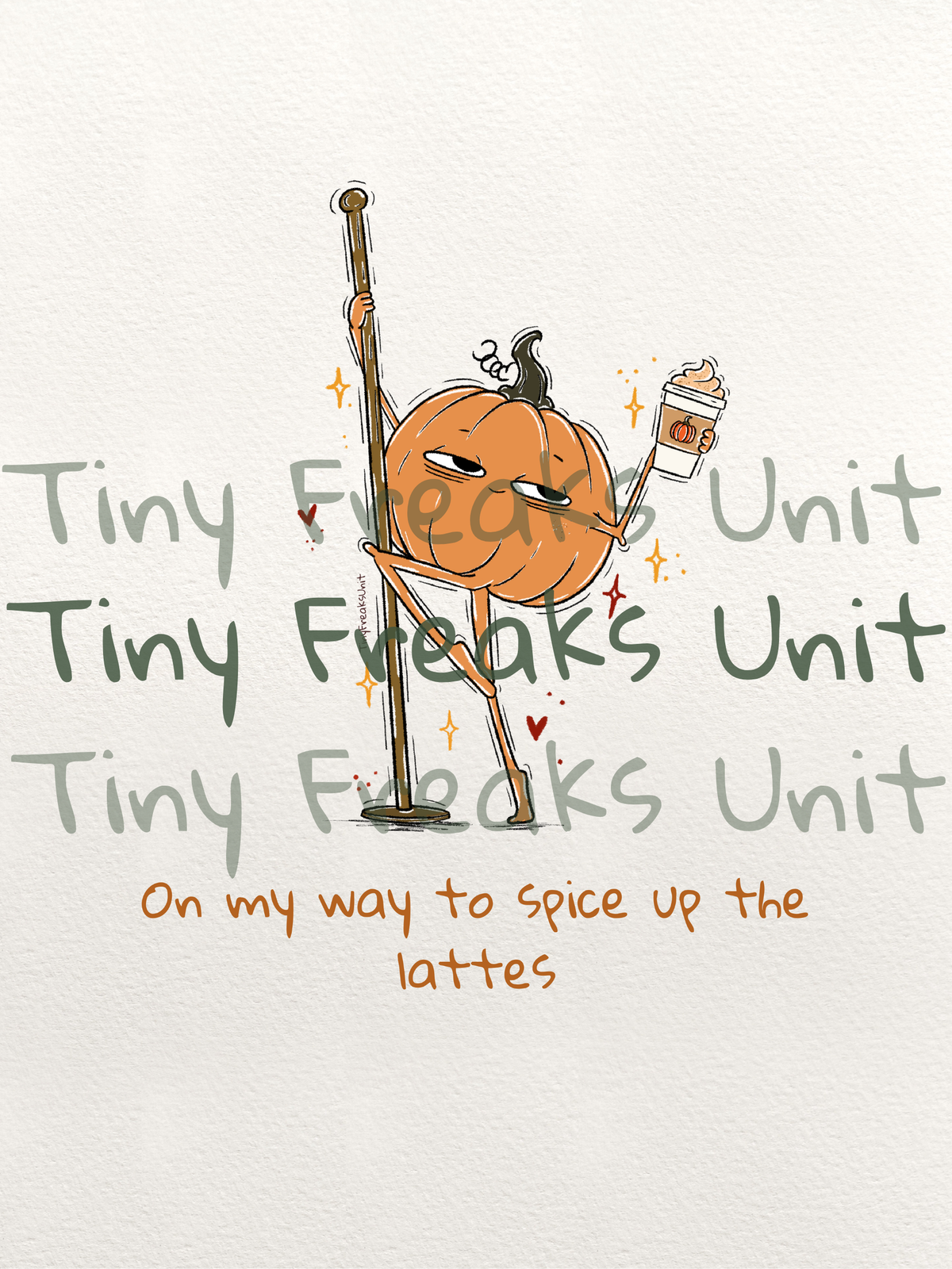 Spicy Lattes Original Print