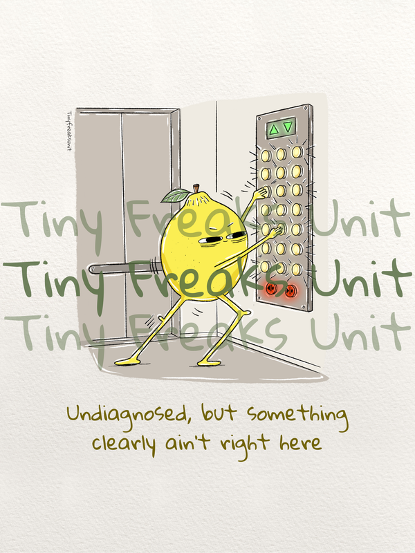 I am Undiagnosed Original Print
